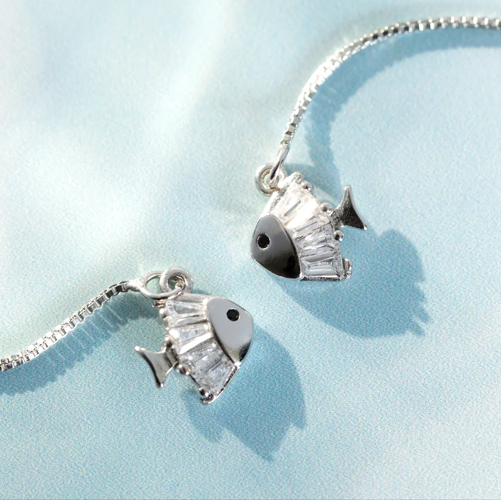 Swimming Fish Earrings - Only 3 left - Picture 3 of 6